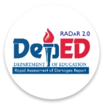 Logo of DepEd RADaR Rapid Assessment android Application 