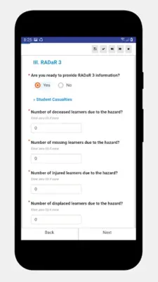 DepEd RADaR Rapid Assessment android App screenshot 2